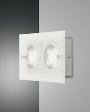 Fabas Luce dimmbar LED Wand Decken Leuchte Bali 2-flg Glas Lampe Beleuchtung 