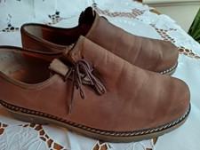 Herren Haferlschuhe Roccia Velour | Holz gr. 9,5 = 43					h