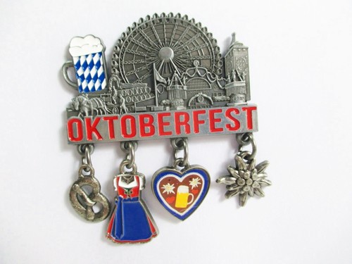 Oktoberfest magnet metall - oktoberfest,