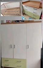 Paidi Rico Babybett, Kinderbett, Wickeltisch, Kommode, Schrank VIEL Zubehör