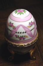Sammelfigur "Faberge´-Imitat- Ei- Schmuck-Ei mit Karton #5
