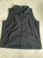 Damen Vliesweste. Gr. 50. Schwarz