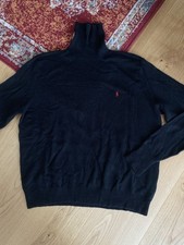 Schöner Vintage Rollkragenpullover von Ralph Lauren Gut erhalten Wolle