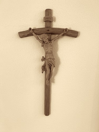 Christus gebogenen kreuz - am,