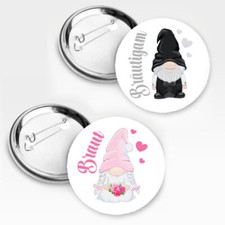 1 Button Anstecker Braut