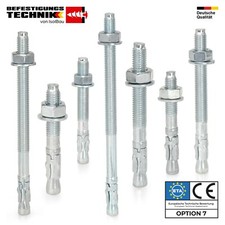 Schwerlastanker ETA Verzinkt Stahl M8 - M20 Bolzenanker Schwerlastdübel