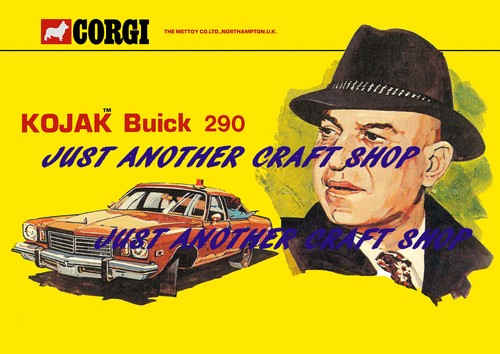 Corgi kojak buick polizeiauto - kojak,
