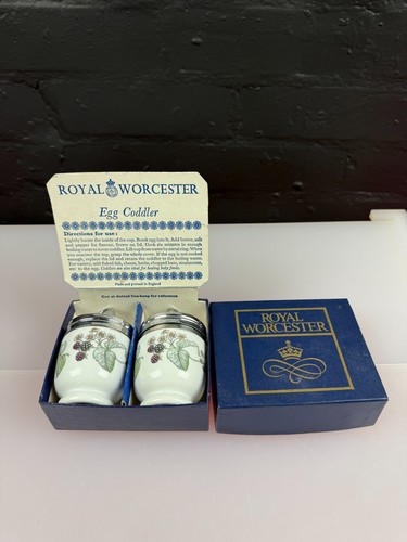 Royal worcester egg coddlers - royal,