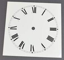 Altes Uhren Zifferblatt Metall