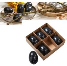 6 Stück Gänseeier Oster-Deko