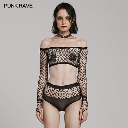 Punk rave women black - rave, gothic
