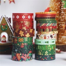 21 Rollen Weihnachten Bronzieren Washi Tape Set Scrapbooking Tagebuch Bastel