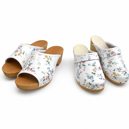 Damen holzclogs leder - damen,