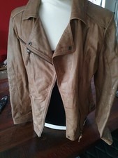 Lederjacke 40 Braun