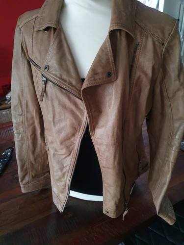 Lederjacke braun - 40,