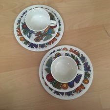 Villeroy & Boch Acapulco Frühstücksgeschirr 2 Personen Vintage