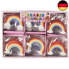 12 Radiergummi Regenbogen