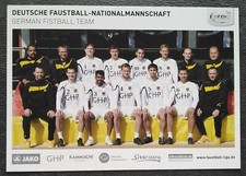 A40 Deutsche Faustball Nationalmannschaft Fistball Team Autogrammkarte