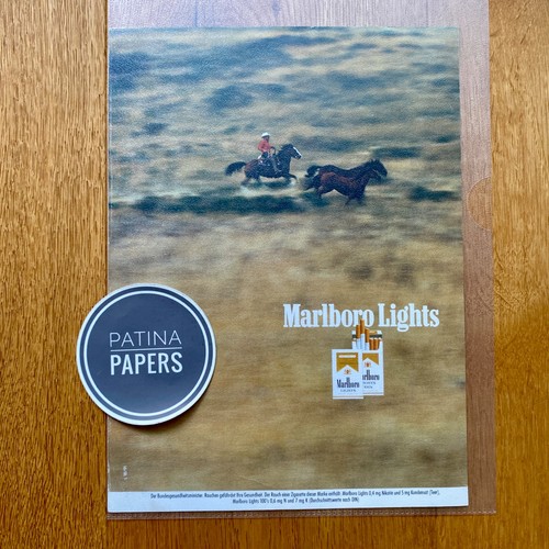 1991 marlboro lights cowboy - marlboro,