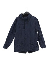 Regen Regenmantel Jacke blau