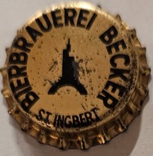 Kronkorken Deutschland - Bierbrauerei Becker  St. Ingbert