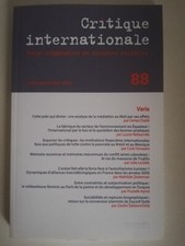 INTERNATIONALE KRITISCHE