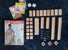 Bausteine HABA 1128 + Sonderzubehör Bausatz Holzkugelbahn Kullerbahn Murmeln 4