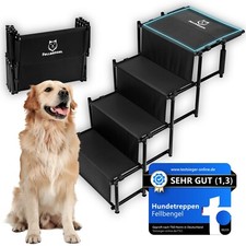 Fellbengel Hundetreppe Auto -