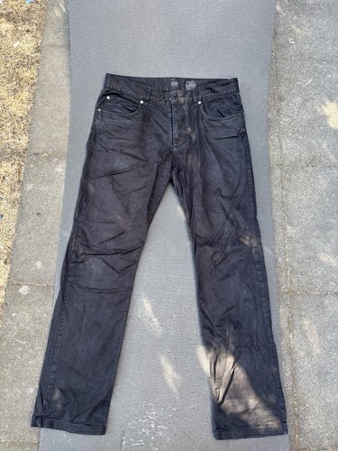 Hose jeans in schwarz - hose, /