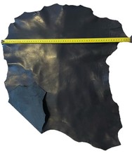 Lederhaut Schwarz Echtleder