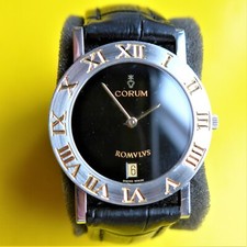 elegante HERREN ARMBANDUHR, CORUM - Quartz, Modell: Romulus, sehr gute Funktion