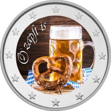 2 Euro Gedenkmünze mit