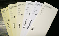100 Blatt Conqueror Texture geripptes Papier farbiges Strukturpapier A5+A4+A3