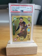 Psa Lionel Messi  Invincible Rare Gold Adrenalyn XL FIFA 365 21 PANINI nm/mint