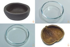 ⭐ Futterrohr / Futterschüssel / Futterschale aus Glas / Ton | Garnelen Aquarium