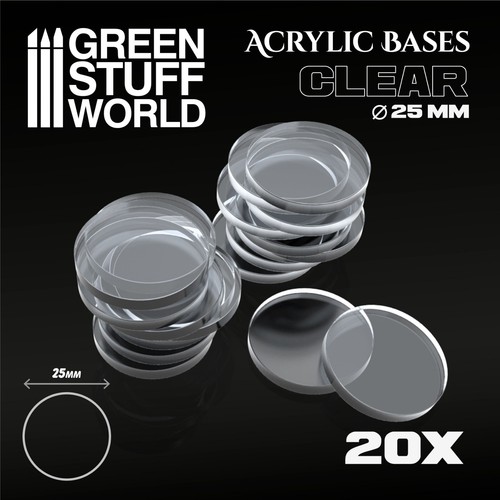 20x acryl basen 25mm - acryl,