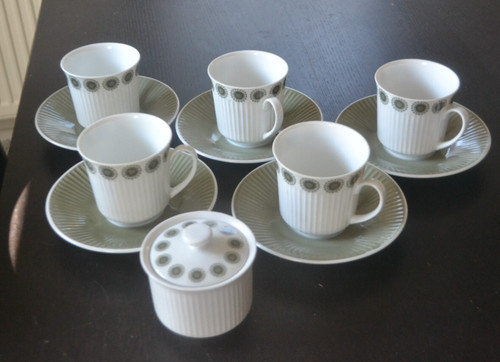 12tlg kaffeeservice untertasse - kaffeeservice,