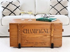 Truhe couchtisch holz - couchtisch, massiv