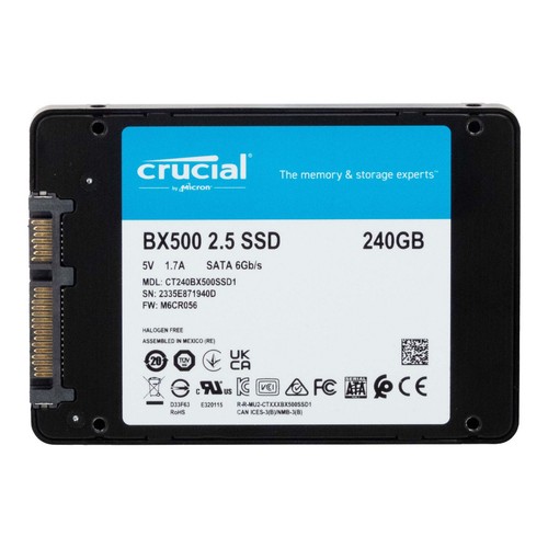 Crucial ct240bx500ssd1 240gb - ct240bx500ssd1,