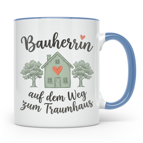 Bauherrin tasse auf dem weg - bauherrin,