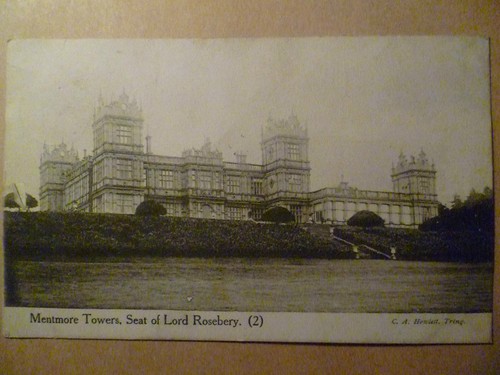 Postkarte mentmore tower - mentmore,