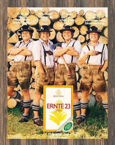 Reemtsma ernte reklame - reemtsma,