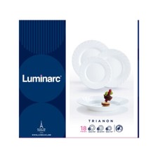 Tafelservice Geschirrset Luminarc 18-tlg. Essservice Teller Hartglas Essteller