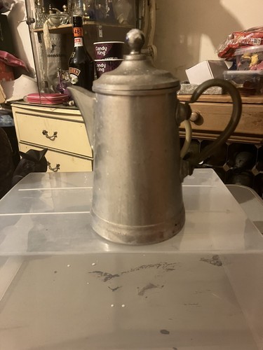 Metall kaffeekanne - metall,