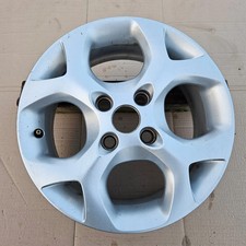 1x Alufelge 15 Zoll 6.0" 4x108 47 5ET Glanz Silber 8A6J1007BA Ford Fiesta I