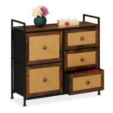 Kommode Beistellschrank Rattan