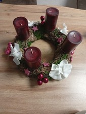 Adventskranz kranz advent rosa - kranz,