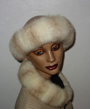 Nerz Pelz Stirnband Schal Echtfell Kragen Sky Band Haarband Saga Mink Fur Mütze