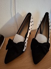 Pumps, weiss, schwarz