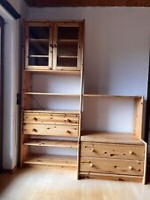 wohnwand holz massiv